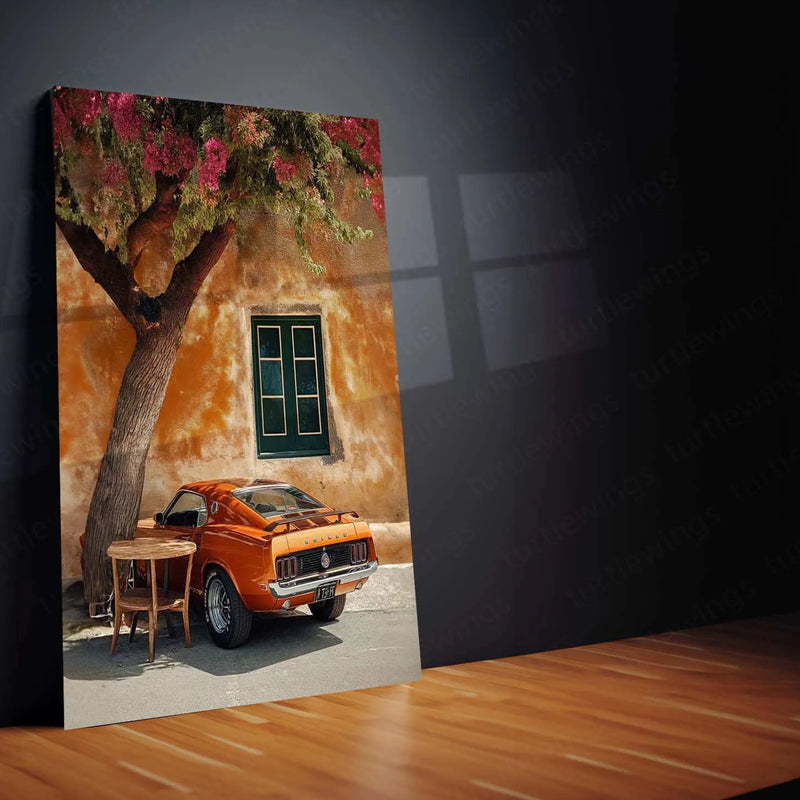 Ford Mustang Metal Poster – Iconic Muscle Car Wall Art | Classic American Automotive Decor - TURTLEWINGS