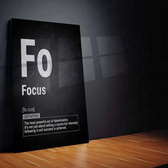 Motivational Metal Poster | Set of 3 Mindset, Discipline, Focus – Motivational Metal Poster Set for Success & Growth - TURTLEWINGS