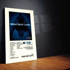 Friday Night Lights – J. Cole Album Metal Poster | Hip-Hop Music Wall Frame