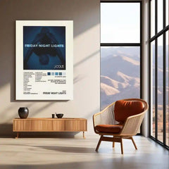 Friday Night Lights – J. Cole Album Metal Poster | Hip-Hop Music Wall Frame