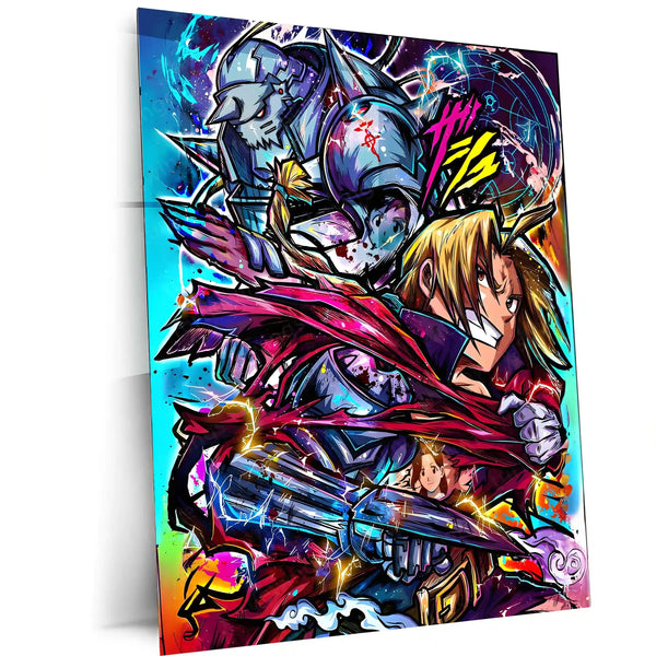 Anime Metal Poster | Fullmetal Alchemist – Alphonse Elric Metal Poster | Anime Armor Wall Frame 03