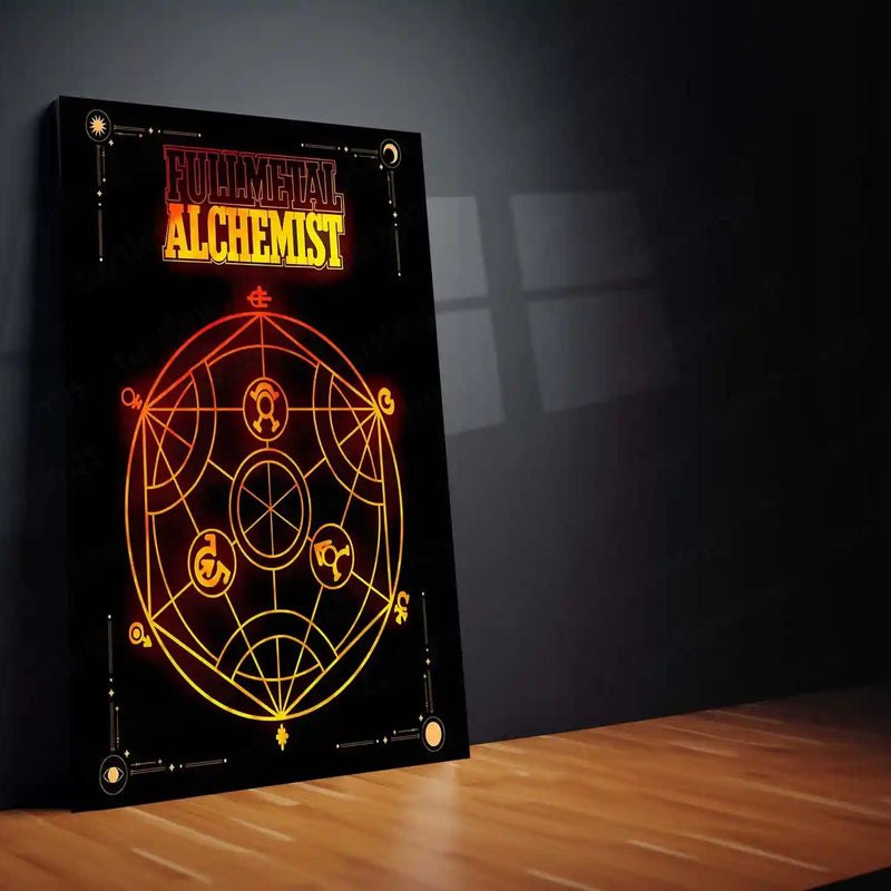 Anime Metal Poster | Fullmetal Alchemist – Alphonse Elric Metal Poster | Anime Armor Wall Frame 011