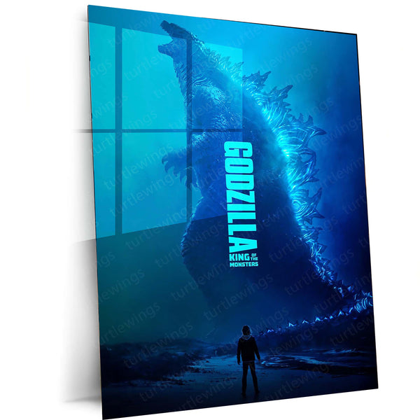 Godzilla: King of the Monsters Poster – Titan Edition Metal Poster | Kaiju Wall Frame