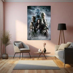 Game Metal Poster | Game of Thrones – Night King’s Reign Metal Poster | Fantasy Series Wall Frame