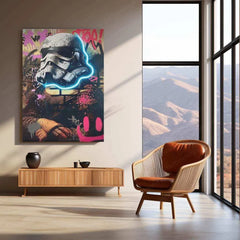 Gioconda Urban Neon LED Metal Frame â Mona Lisa in the Modern World - TURTLEWINGS