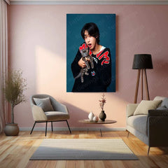 Han Jisung Metal Poster – Stray Kids Rap & Vocal Genius Wall Art for STAYs - TURTLEWINGS