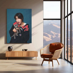Han Jisung Metal Poster – Stray Kids Rap & Vocal Genius Wall Art for STAYs - TURTLEWINGS