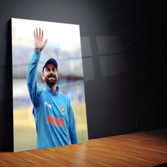 Cricket Metal Poster | Virat Kohli Metal Poster – Iconic Cricket Legend Wall Art 1 - TURTLEWINGS