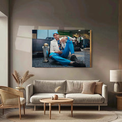 Shubham Gill | Indian Team Champions Trophy 2025 Winner | Metal Poster - TURTLEWINGS