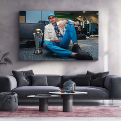 Shubham Gill | Indian Team Champions Trophy 2025 Winner | Metal Poster - TURTLEWINGS