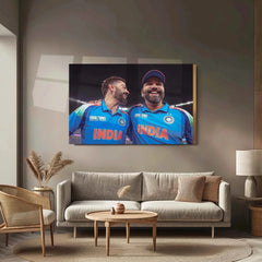 Indian Team โ Champions Trophy 2025 Winner Metal Poster ๐๐ฎ๐ณ 3 - TURTLEWINGS