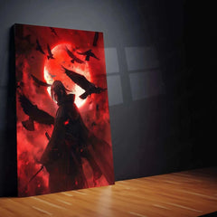 Itachi Uchiha Metal Poster – Akatsuki Anime Wall Art | Naruto Shippuden Decor - TURTLEWINGS