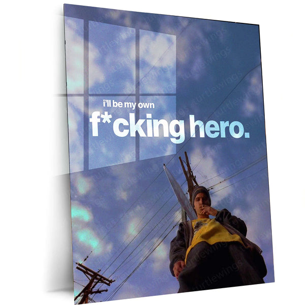 “I’ll Be My Own F*cking Hero” – Jesse Pinkman (Breaking Bad) | Rage to Redemption Metal Frame