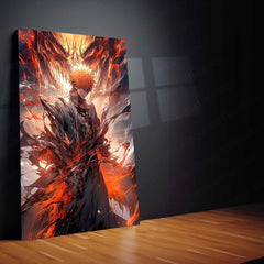 Ichigo Kurosaki – Bankai Metal Poster | Bleach Anime Wall Frame