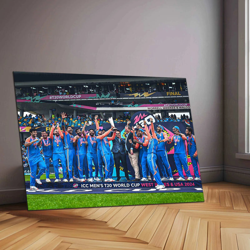 Indian Cricket Team Metal Poster – Glory, Passion & Legacy 4 - TURTLEWINGS