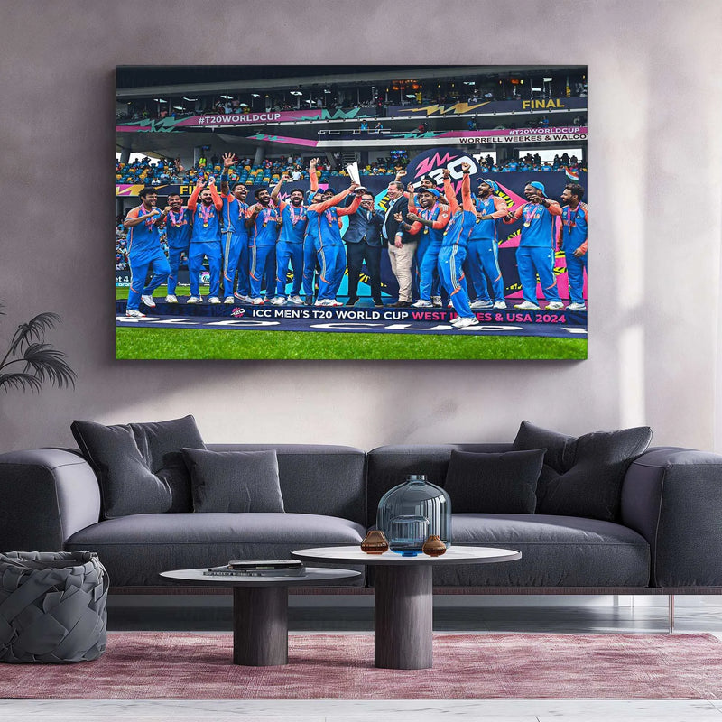 Indian Cricket Team Metal Poster – Glory, Passion & Legacy 4 - TURTLEWINGS