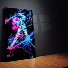 Anime Metal Poster | Inosuke-Hashibira-–-Demon-Slayer-Neon-Rage-Poster-01-copy Portrait-01 01