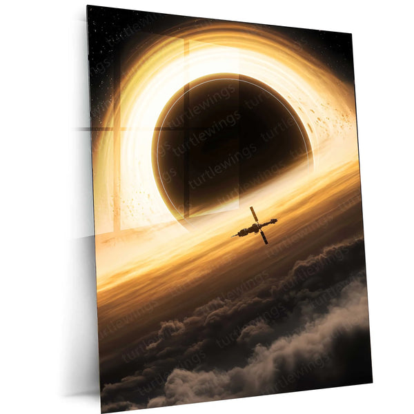 Movies Metal Poster | Interstellar Metal Poster | Epic Sci-Fi Space Movie Wall Art 2 - TURTLEWINGS