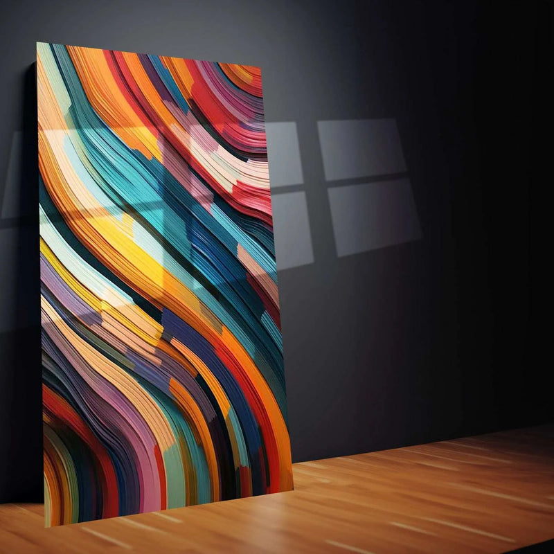 Abstract Art Painting Metal Print - TURTLEWINGS