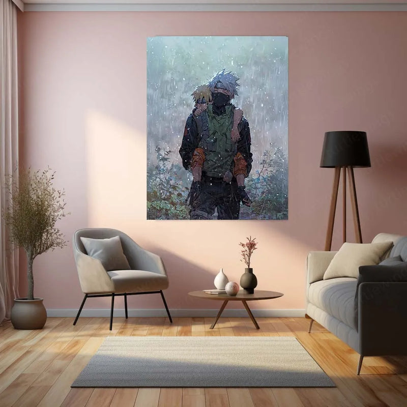 Anime Metal Poster | Kakashi Hatake – Naruto Metal Poster 01 - TURTLEWINGS