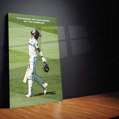 KL Rahul Metal Frame | Indian Cricket Star Wall Art - TURTLEWINGS