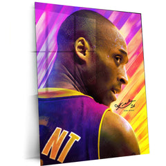 Kobe Bryant Metal Poster – Mamba Mentality Wall Art | Basketball Legend Tribute 3 - TURTLEWINGS