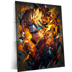 Kawaii Naruto Metal Poster | Cute Anime Wall Art | Adorable Ninja Aesthetic 5 - TURTLEWINGS