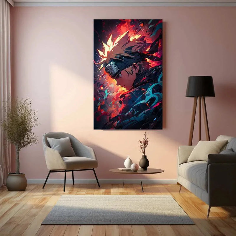 Kawaii Naruto Metal Poster | Cute Anime Wall Art | Adorable Ninja Aesthetic 6 - TURTLEWINGS