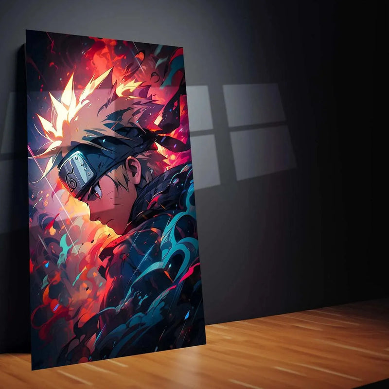 Kawaii Naruto Metal Poster | Cute Anime Wall Art | Adorable Ninja Aesthetic 6 - TURTLEWINGS