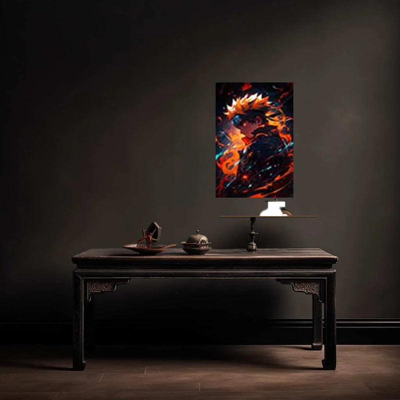 Kawaii Naruto Metal Poster | Cute Anime Wall Art | Adorable Ninja Aesthetic 8 - TURTLEWINGS