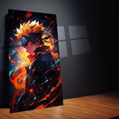 Kawaii Naruto Metal Poster | Cute Anime Wall Art | Adorable Ninja Aesthetic 8 - TURTLEWINGS