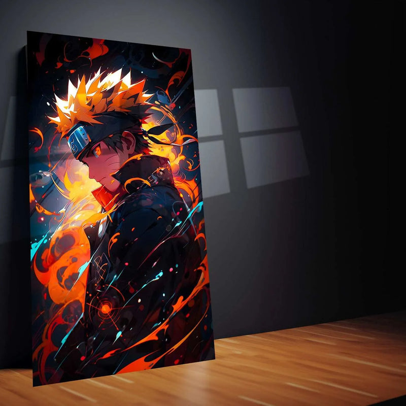 Kawaii Naruto Metal Poster | Cute Anime Wall Art | Adorable Ninja Aesthetic 8 - TURTLEWINGS