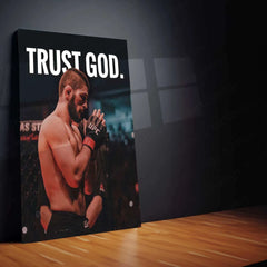 Khabib Nurmagomedov Metal Poster – UFC MMA Champion Wall Art - TURTLEWINGS