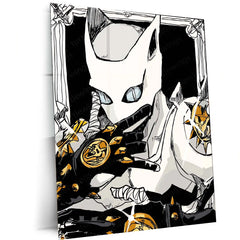 Anime metal poster | Killer Queen – Deadly Precision Metal Poster | JoJo’s Bizarre Adventure Wall Frame
