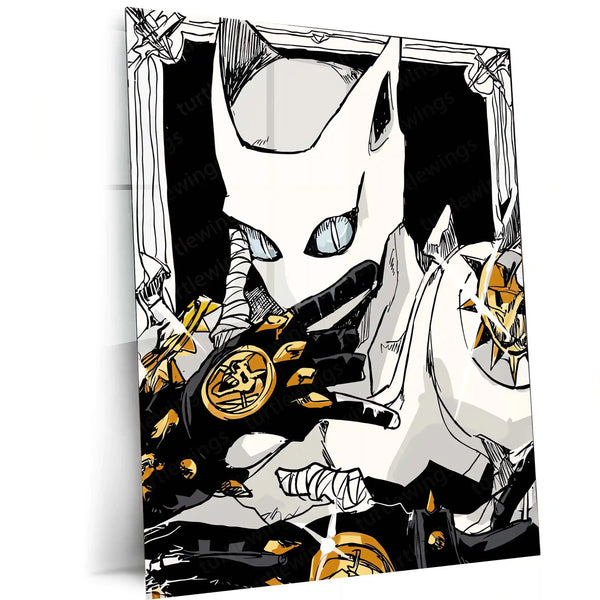 Anime metal poster | Killer Queen – Deadly Precision Metal Poster | JoJo’s Bizarre Adventure Wall Frame
