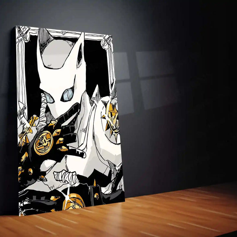 Anime metal poster | Killer Queen – Deadly Precision Metal Poster | JoJo’s Bizarre Adventure Wall Frame