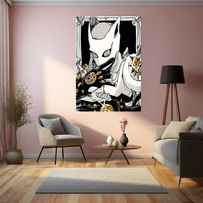 Anime metal poster | Killer Queen – Deadly Precision Metal Poster | JoJo’s Bizarre Adventure Wall Frame