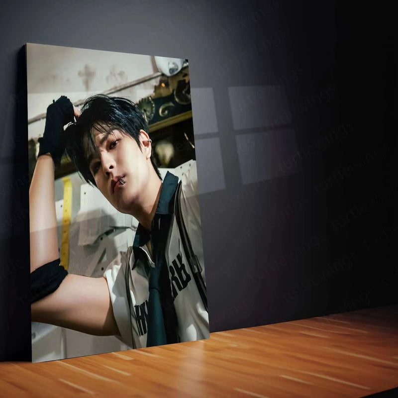 Kim Seungmin Metal Poster – Stray Kids Vocal King Wall Art for STAYs - TURTLEWINGS