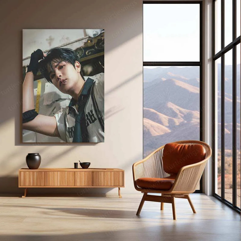 Kim Seungmin Metal Poster – Stray Kids Vocal King Wall Art for STAYs - TURTLEWINGS