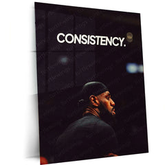 LeBron James Quote Metal Poster – Motivational Basketball Wall Art | - TURTLEWINGS