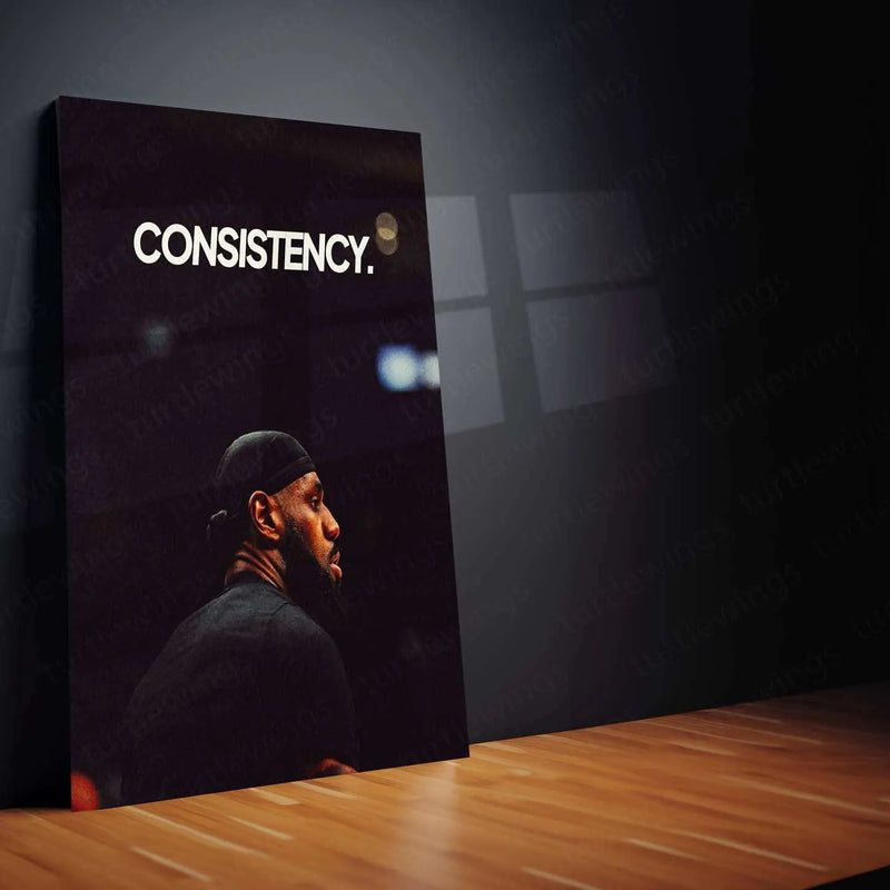 LeBron James Quote Metal Poster – Motivational Basketball Wall Art | - TURTLEWINGS