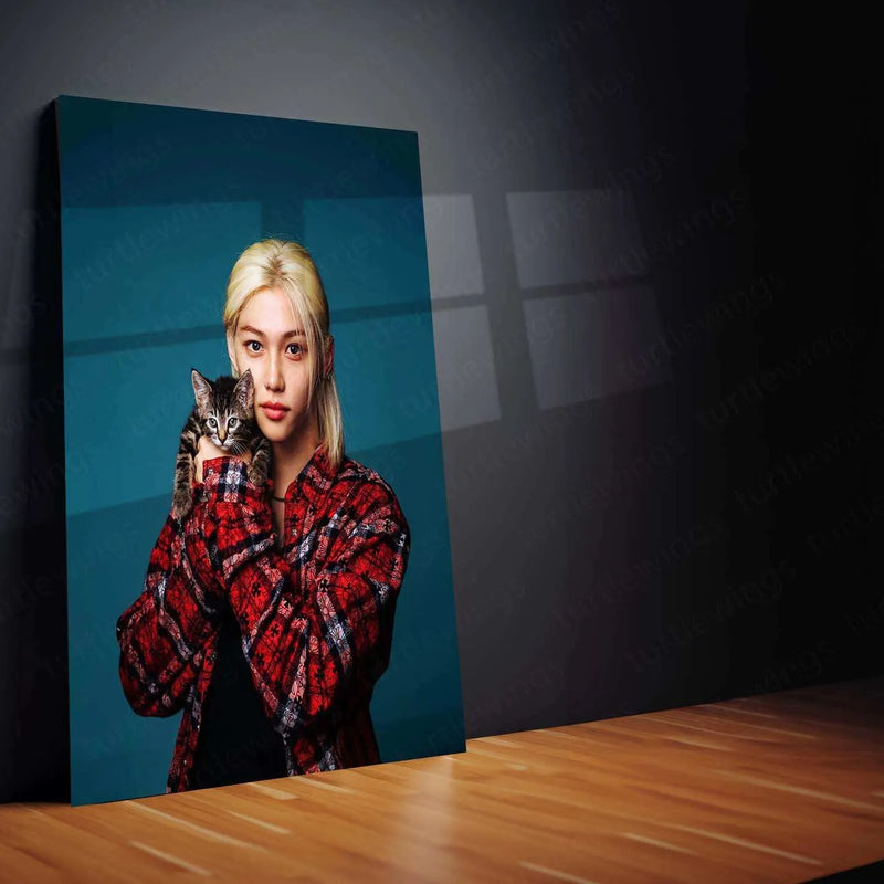 Lee Felix Metal Poster – Stray Kids Deep Voice & Dance Icon Wall Art for STAYs - TURTLEWINGS