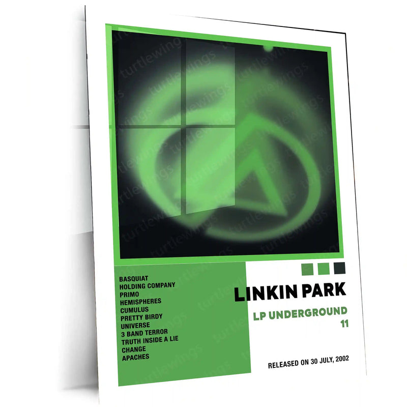 Linkin Park Metal Poster Collection – 11 Iconic Albums | Premium Music Wall Art | Buy Single, Set of 8, or Complete Set of 11