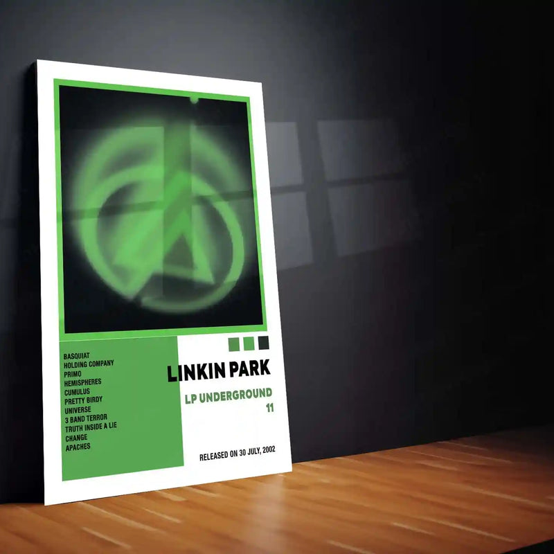 Linkin Park Metal Poster Collection – 11 Iconic Albums | Premium Music Wall Art | Buy Single, Set of 8, or Complete Set of 11