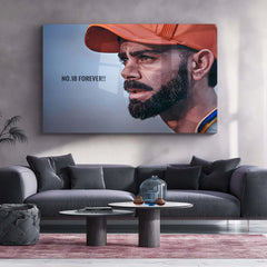 Cricket Metal Poster | Virat Kohli Metal Poster – Iconic Cricket Legend Wall Art 3 - TURTLEWINGS
