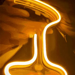 Leonardo DiCaprio Wolf of Wall Street Neon LED Metal Poster - TURTLEWINGS