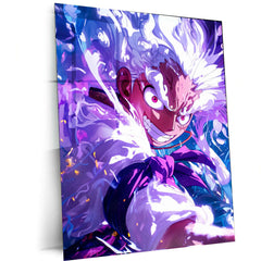 Luffy Gear 5 Metal Poster – One Piece Nika Awakening Wall Art - TURTLEWINGS