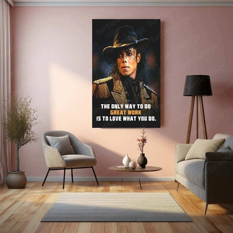 Michael Jackson Metal Poster | Iconic Music Legend Wall Art | King of Pop Decor - TURTLEWINGS