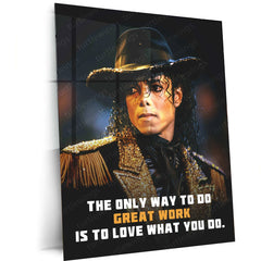 Michael Jackson Metal Poster | Iconic Music Legend Wall Art | King of Pop Decor - TURTLEWINGS
