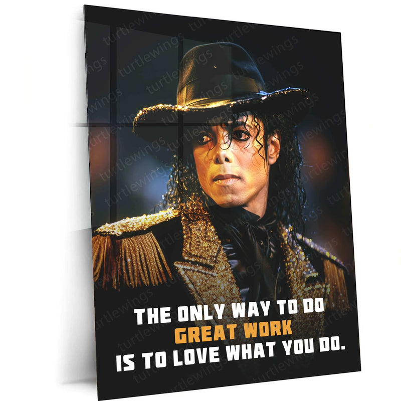 Michael Jackson Metal Poster | Iconic Music Legend Wall Art | King of Pop Decor - TURTLEWINGS